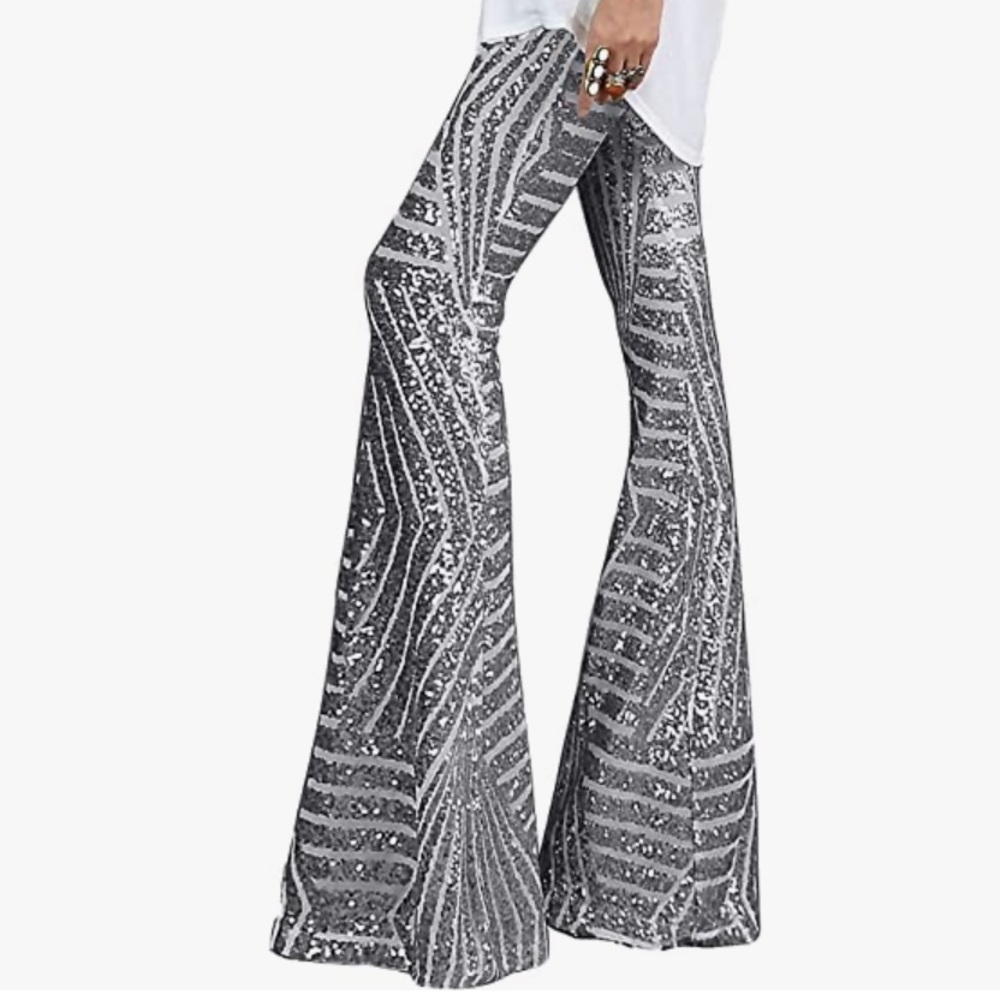 Sequin bell bottoms